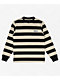 Welcome Thicc Stripe Tan & Black Long Sleeve T-Shirt - Thumbnail image 1 of 2