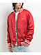 Welcome Union Thermal Satin Red Varsity Jacket - Thumbnail image 1 of 5