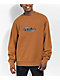 Welcome Vortex Brown Crewneck Sweatshirt  - Thumbnail image 1 of 2