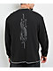 Welcome x Slipknot Contrast Stitch Black Thermal Long Sleeve T-Shirt - Thumbnail image 2 of 4
