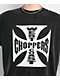 West Coast Choppers Front Cross Black Wash T-Shirt - Thumbnail image 2 of 3