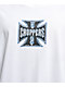 West Coast Choppers Pinstripe White Long Sleeve T-Shirt - Thumbnail image 2 of 2