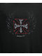 West Coast Choppers Rebel Wings Black Wash Thermal Long Sleeve T-Shirt - Thumbnail image 3 of 5