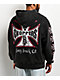 West Coast Choppers Red Outline Black Wash Zip Hoodie - Thumbnail image 2 of 7