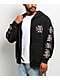 West Coast Choppers Red Outline Black Wash Zip Hoodie - Thumbnail image 1 of 7