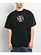 West Coast Choppers Red Outline Cross Black Wash T-Shirt - Thumbnail image 2 of 5