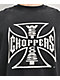 West Coast Choppers Shadow Black Wash 2fer Long Sleeve T-Shirt - Thumbnail image 3 of 5