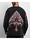 West Coast Choppers Spades Black Wash Long Sleeve T-Shirt - Thumbnail image 1 of 6