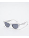 White & Smoke Lens Cateye Sunglasses - Thumbnail image 1 of 2