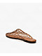 Wild Diva Agga Brown Mule Jelly Shoes - Thumbnail image 2 of 4
