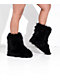 Wild Diva Melanie Black Fur Boots - Thumbnail image 3 of 6