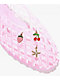 Wild Diva Suhana Pink Ballet Flat Jelly Shoes - Thumbnail image 5 of 5