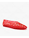 Wild Diva Suhana Red Ballet Flat Jelly Shoes - Thumbnail image 1 of 4