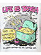 Wizard of Barge Life is Trash White T-Shirt - Thumbnail image 2 of 2
