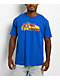 World Industries Oval World Corp Blue T-Shirt - Thumbnail image 1 of 2