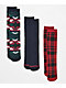 Wrangler Aztec Retro Classic 3 Pack Crew Socks - Thumbnail image 1 of 2
