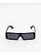Wrap Shield Black Sunglasses - Thumbnail image 2 of 2