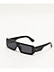 Wrap Shield Black Sunglasses - Thumbnail image 1 of 2