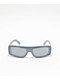 Wrap Shield Silver Sunglasses - Thumbnail image 2 of 3