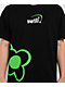 Wuuski Flower Logo Black T-Shirt - Thumbnail image 3 of 4