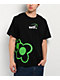 Wuuski Flower Logo Black T-Shirt - Thumbnail image 1 of 4
