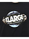 XLARGE Earth Logo Black T-Shirt - Thumbnail image 2 of 2
