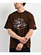 XLARGE Graffiti Kids Brown T-Shirt - Thumbnail image 1 of 3
