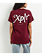XPLR Core Maroon T-Shirt - Thumbnail image 1 of 3