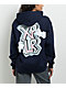 XPLR Ghost Graffiti Navy Hoodie - Thumbnail image 1 of 3
