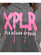 XPLR Graffiti V2 Charcoal T-Shirt - Thumbnail image 2 of 2