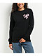 XPLR Haunted Heart Black Long Sleeve T-Shirt - Thumbnail image 2 of 3