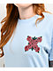 XPLR Roses Logo Light Blue T-Shirt - Thumbnail image 3 of 4