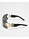 Y2K Black & Gold Oversized Sunglasses - Thumbnail image 3 of 3