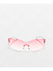 Y2K Oversized Diamond Pink & White Sunglasses - Thumbnail image 2 of 3