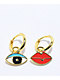 Yellow Owl Workshop Eyes & Lips Hoop Earrings - Thumbnail image 1 of 2