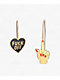 Yellow Owl Workshop F*ck Off Heart & Middle Finger Earrings - Thumbnail image 1 of 3