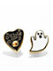 Yellow Owl Workshop Ghost & Planchette Stud Earrings - Thumbnail image 1 of 2