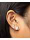 Yellow Owl Workshop Peace & Love Stud Earrings - Thumbnail image 2 of 3