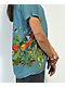 Your Highness Botanical Blue Short Sleeve Button Up Shirt - Thumbnail image 3 of 7