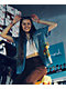 Your Highness Botanical Blue Short Sleeve Button Up Shirt - Thumbnail image 7 of 7