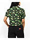 Your Highness Caterpillar Green Crop Button Up Shirt - Thumbnail image 2 of 4