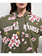 Your Highness Cherry Blossom Green Zip Hoodie - Thumbnail image 4 of 6