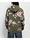 Your Highness Cherry Blossom Green Zip Hoodie - Thumbnail image 2 of 6