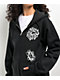 Your Highness Dragonfly Black Zip Hoodie - Thumbnail image 4 of 4