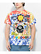 Your Highness Emporium Club Yellow, Blue & Red Tie Dye T-Shirt - Thumbnail image 1 of 3