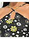 Your Highness Flower Shower Black Halter Top - Thumbnail image 3 of 3