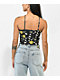Your Highness Flower Shower Black Halter Top - Thumbnail image 2 of 3