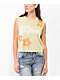 Your Highness Freefall Green Crop Sweater Vest - Thumbnail image 3 of 3