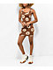 Your Highness Hazy Daisy Brown Tank Dress - Thumbnail image 4 of 6