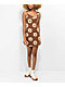 Your Highness Hazy Daisy Brown Tank Dress - Thumbnail image 5 of 6